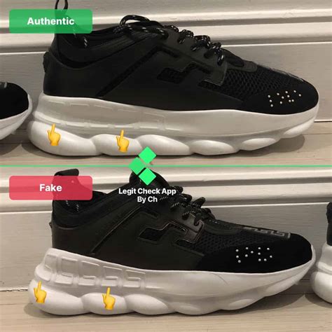 versace chain reaction fake vs real|versace chain reaction shoes price.